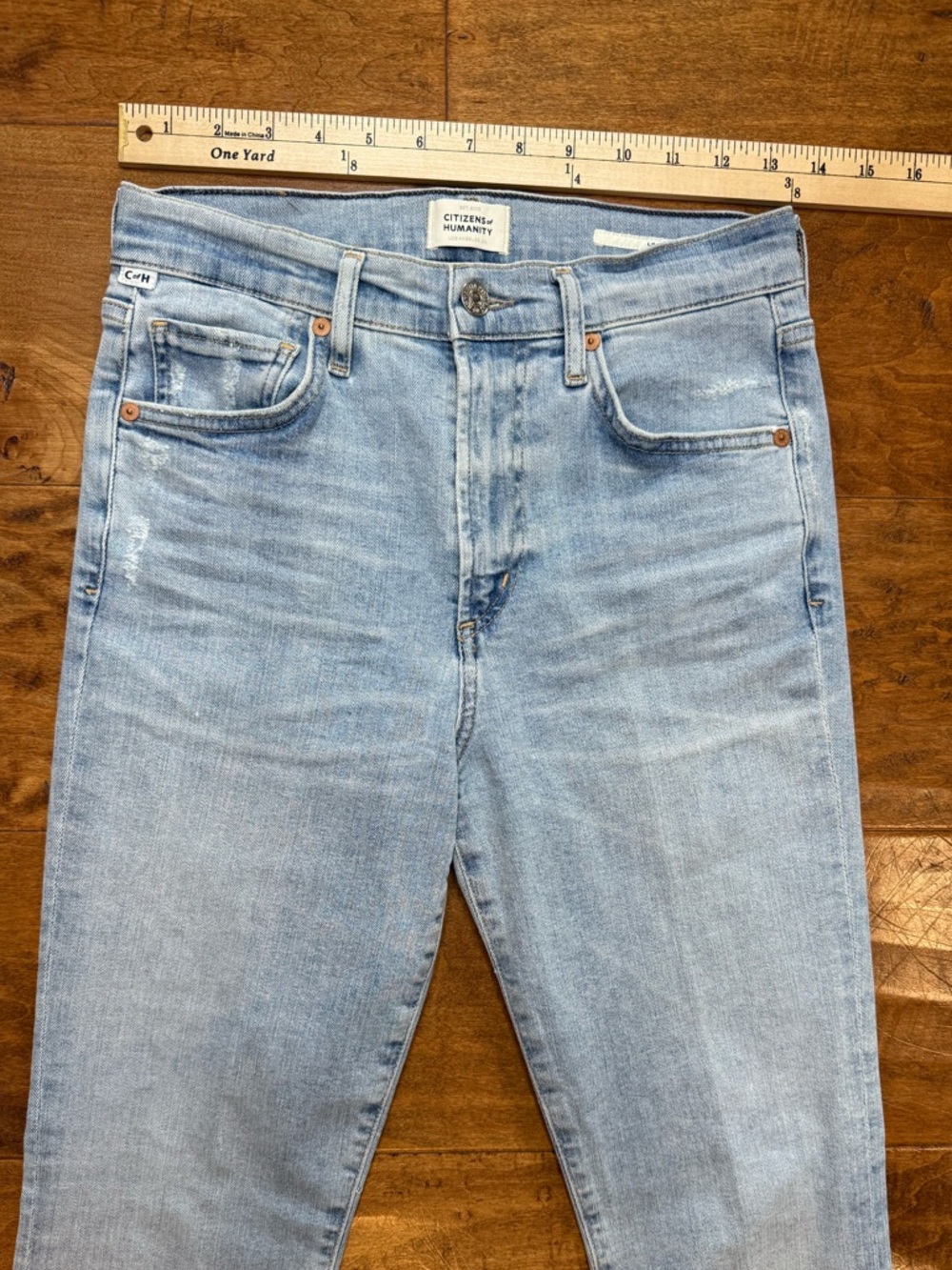 Citizens of Humanity Lilah Flare Jeans Light Wash 26 High Rise - Picture 3 of 12